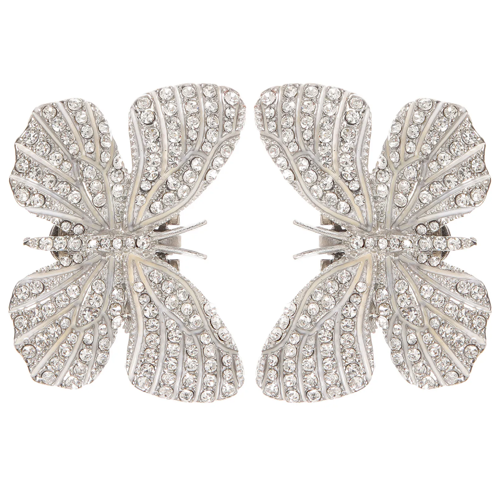 

Rhinestone Shoe Clips Decorative Butterfly Shape Bridal Wedding Heels Accessories High Quality Shoe Jewelry Charm Elegant