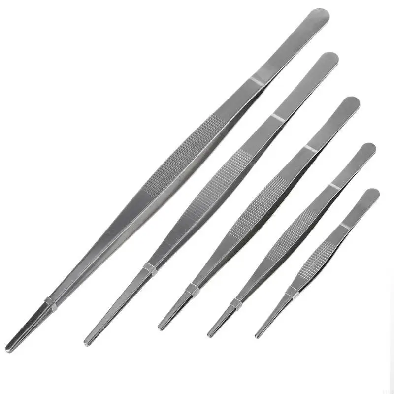 Precisions Tweezers Upgraded Professional Steel Tweezers for Craft Electronics Soldering Work Jewelry Making