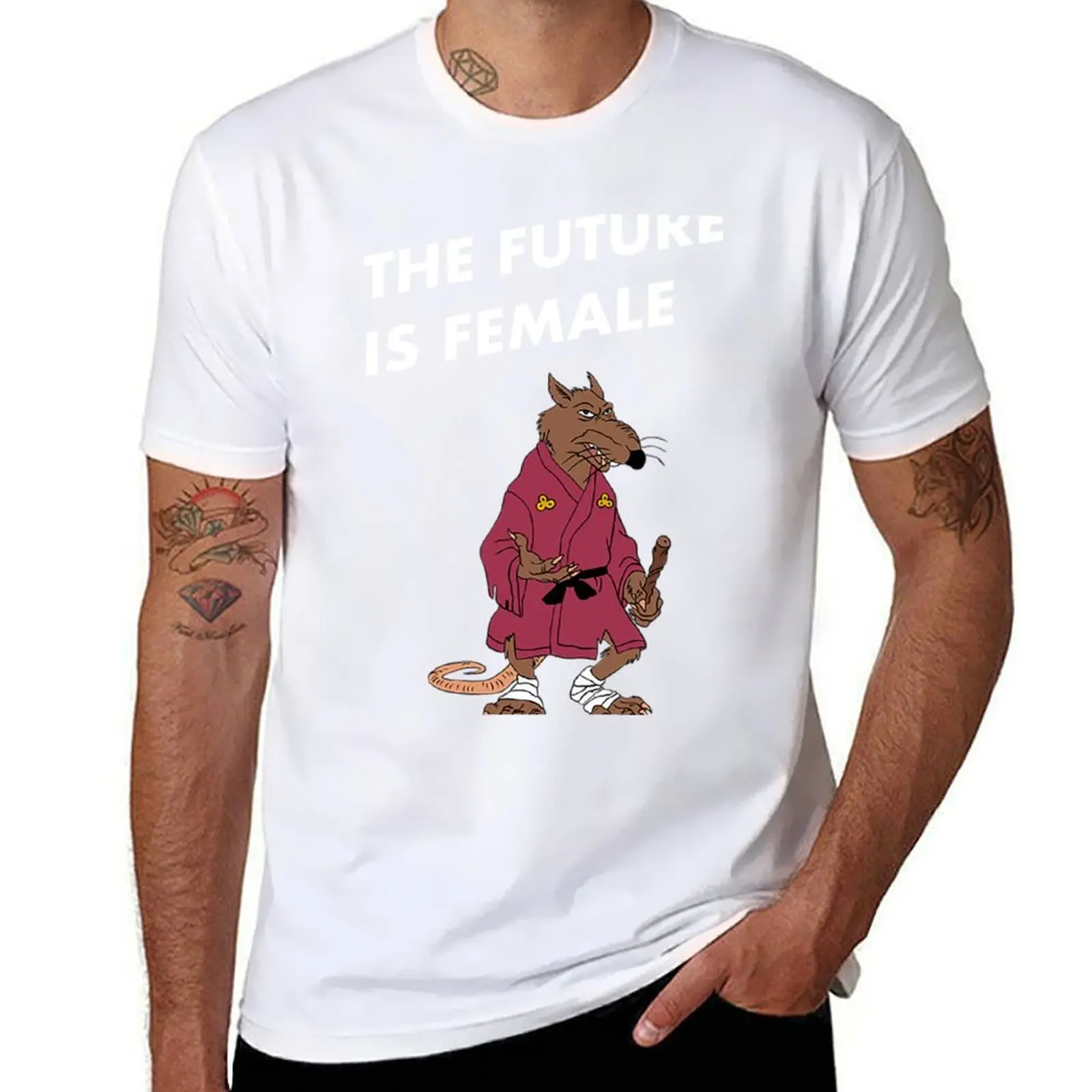 

The Future Is Female T-Shirt cotton t shirt man t shirt personalised T-Shirt