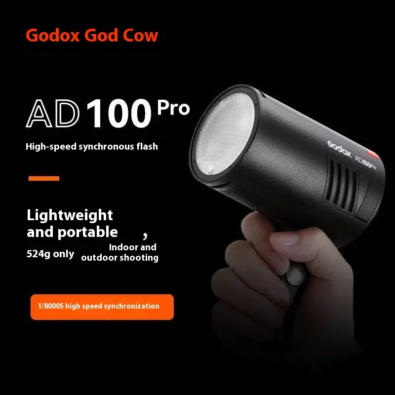 Godox AD100Pro TTL 100Ws Outdoor Flash Speedlight 2.4G Wireless X AD100 PRO Pocket Flash For Sony Nikon Canon Fujifilm PK AD200