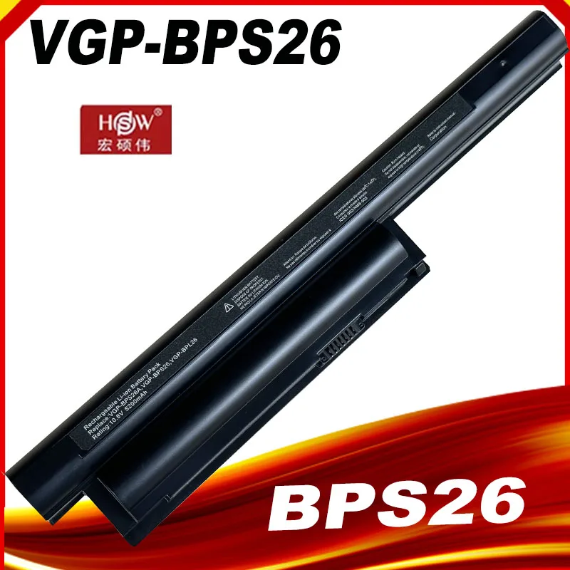 

New Laptop Battery for Sony Vaio bps26 VGP-BPL26 VGP-BPS26 VGP-BPS26A SVE14A SVE15 SVE17 vgp bps26 VPC-CA VPC-CB VPC-EG