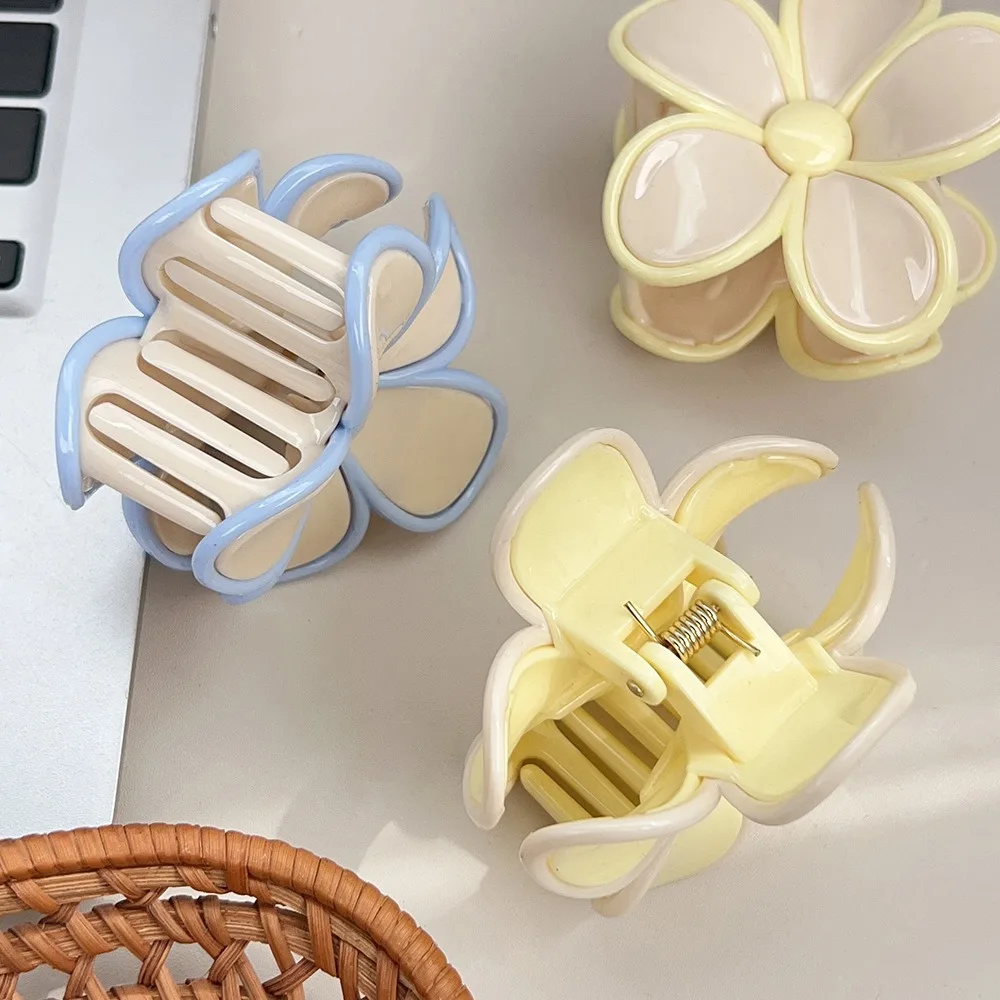 Jepit Rambut Bunga Modis Jepit Rambut Bunga Lucu Penjepit Kepiting Boho Liburan Jepit Rambut Bunga Matahari Hiasan Kepala Aksesori Rambut Wanita