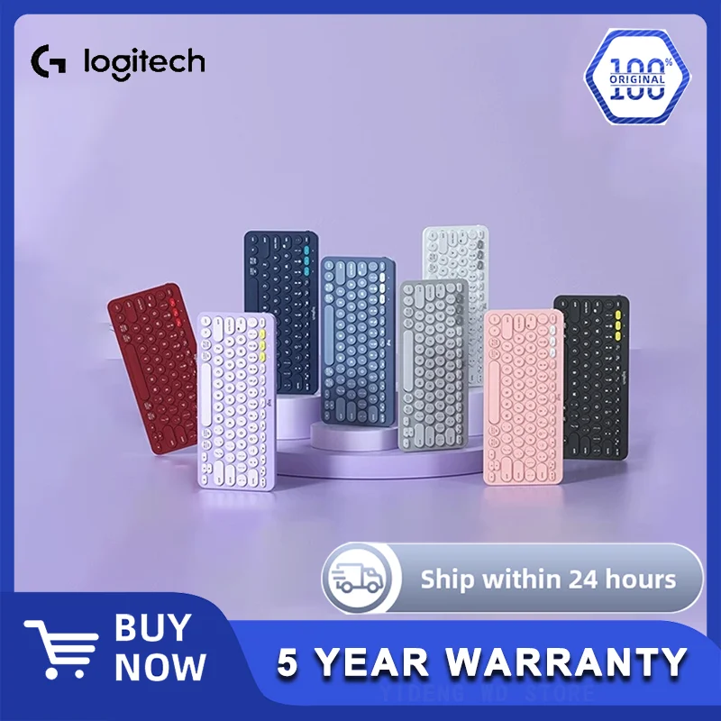 

100% Original Logitech k380 Multi-Device Bluetooth Wireless Keyboard for Computer Home Office