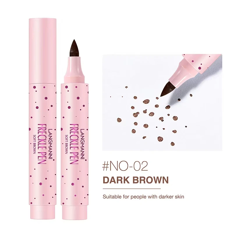 1PC Natural Fake Freckles Pen Waterproof Face Brown Eyeliner Dot Spot Pen Makeup Waterproof Dot Spot Pen Pretend Makeup Tool