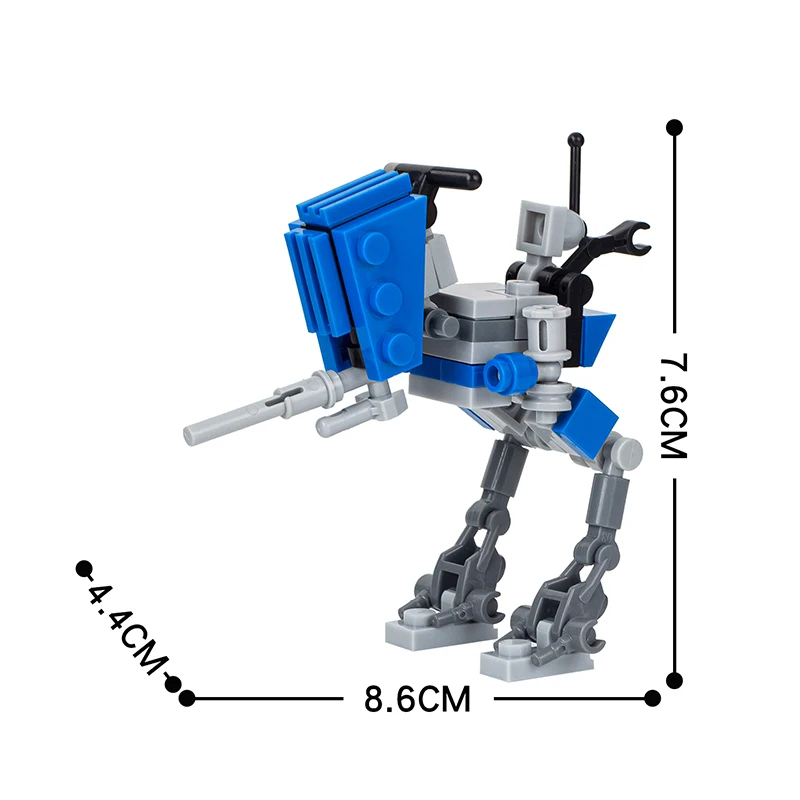 MOXXI MOC Stars Movie Kids Montessori Gift Toys For Children Cheap Robot Action Figure DIY Sets Adults Building Block Assembling