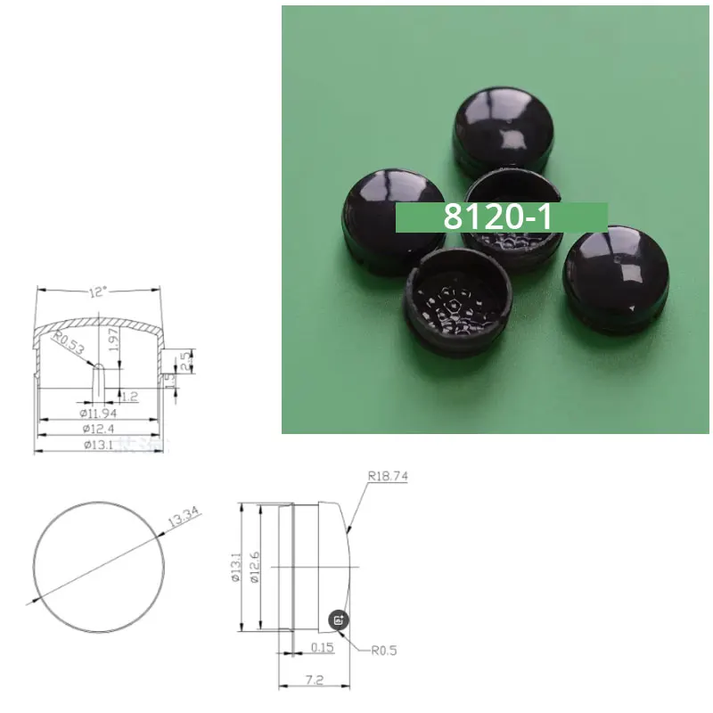 

5PCS PIR Optical Fresnel Lens for Human Body Pyroelectric Infrared Sensing Sensor LED Light Solar Module Probe Lens