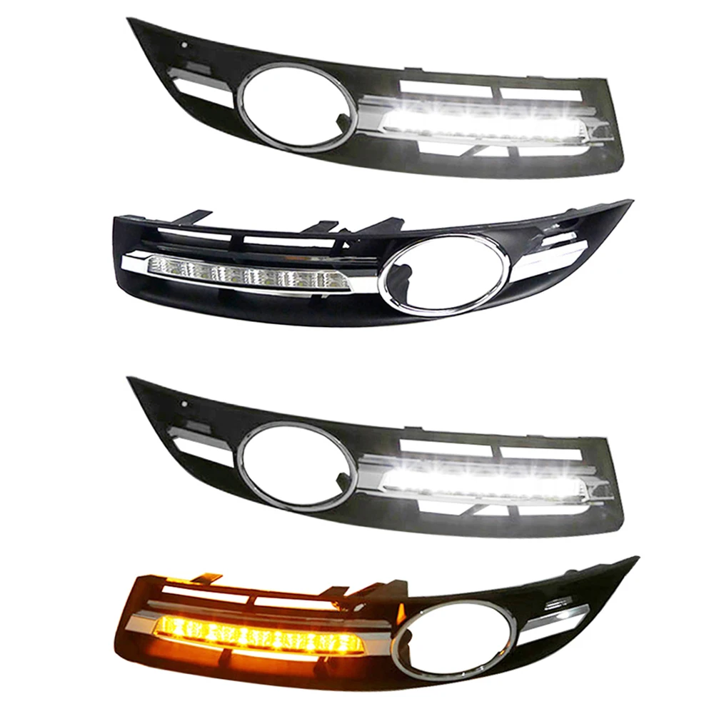

2Pcs Car LED DRL Daytime Running Light For Volkswagen VW Passat B6 2005 2006 2007 2008 2009 2010 2011 Fog Lamp Car Accessories