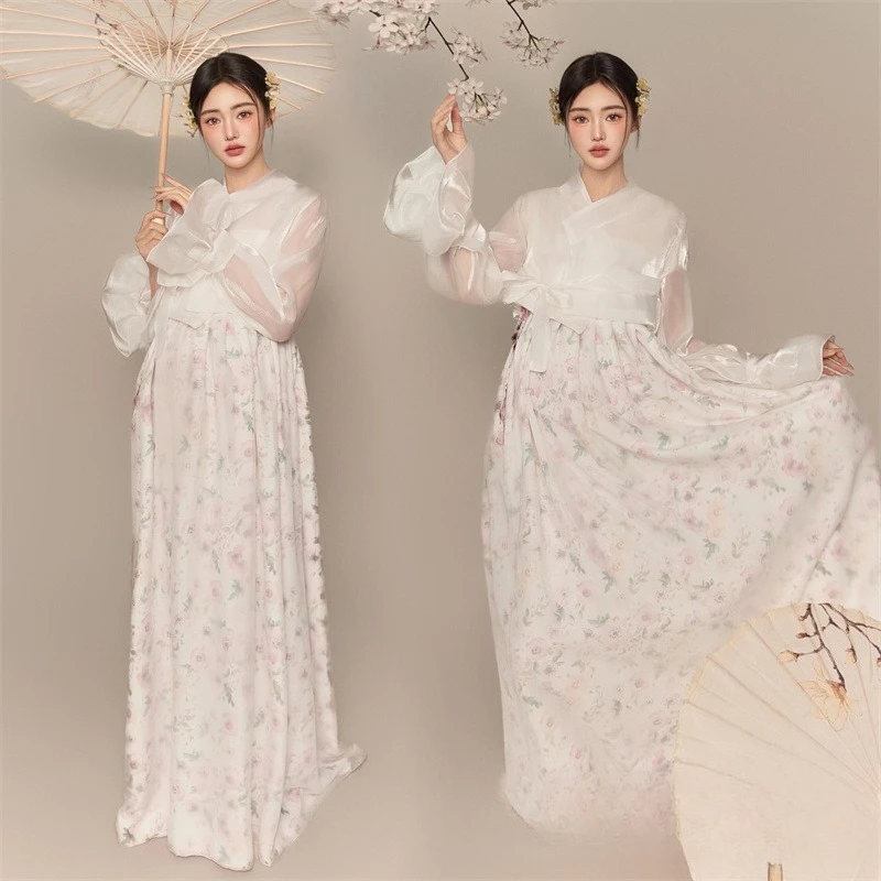 

Female Princess Internet Theme New Korean Hanbok Court Photography Clothes