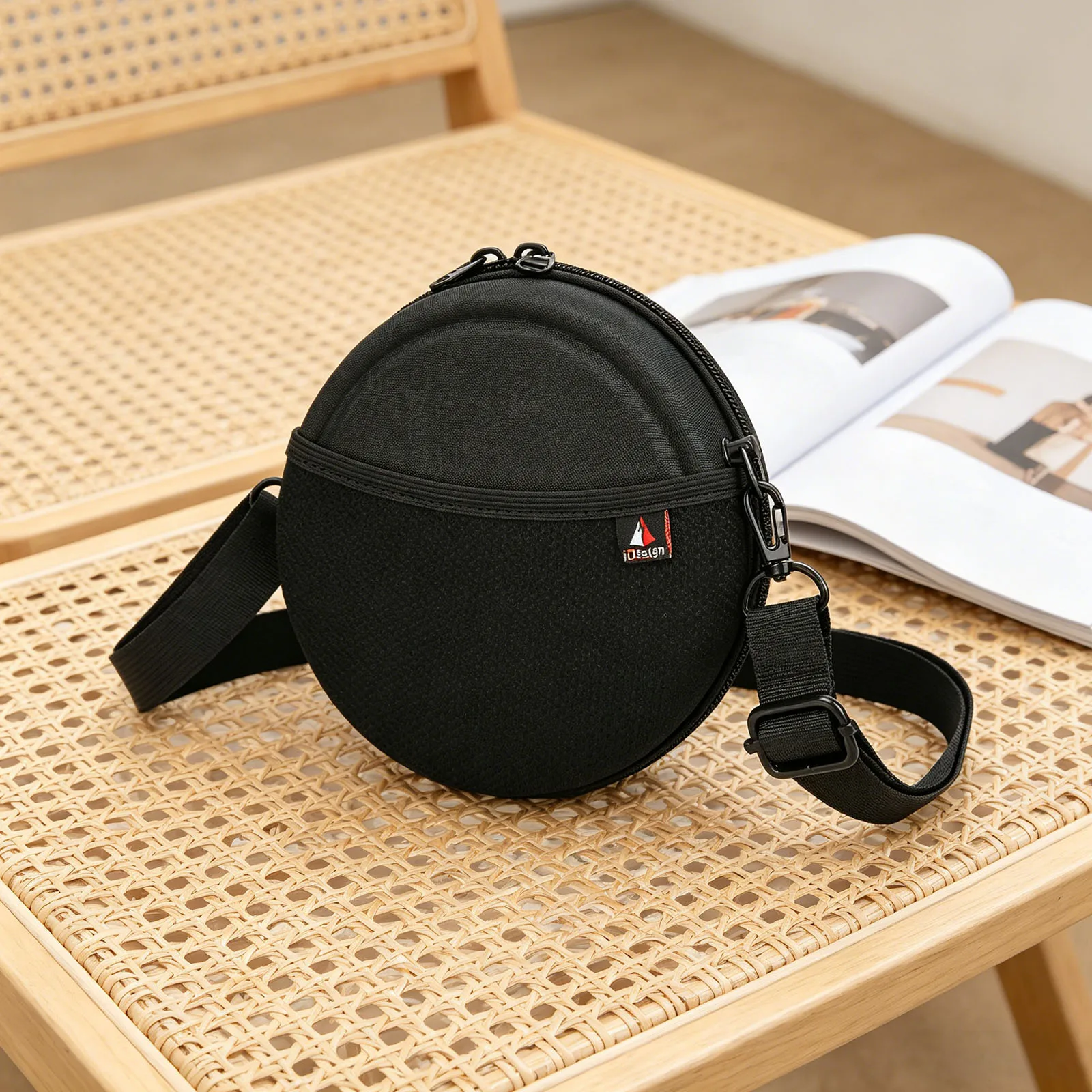 Carrying Case for 6 Inch CD Player Cable Accessories Travel Storage Case with Adjustable Strap with Net Drop-Proof