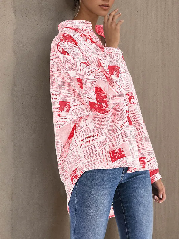 カジュアルなゆったりとした女性用シャツ、スタンドカラー、シングルボタンデザイン、夏のファション、ロングスリーブ、レギュラーフィット、レディーストップス