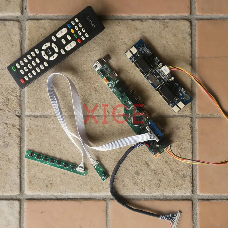 

For M220EW01 MT220WW01 LTM220M1 LTM220M2 Matrix Controller Drive Board Kit HDMI+VGA+AV+USB 4CCFL LVDS 30-Pin 1680*1050 1680x1050