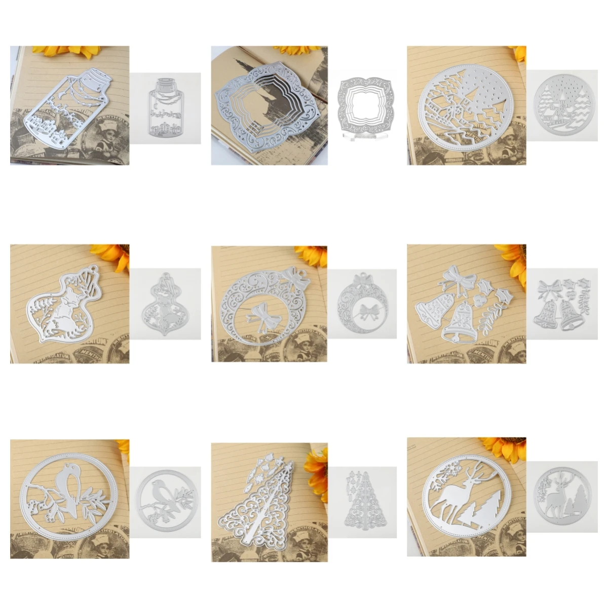Decoration Christmas Metal Cutting Dies for Scrapbooking New Arrival Die Cutters for Scrapbooking Making Craft Cutting Templates
