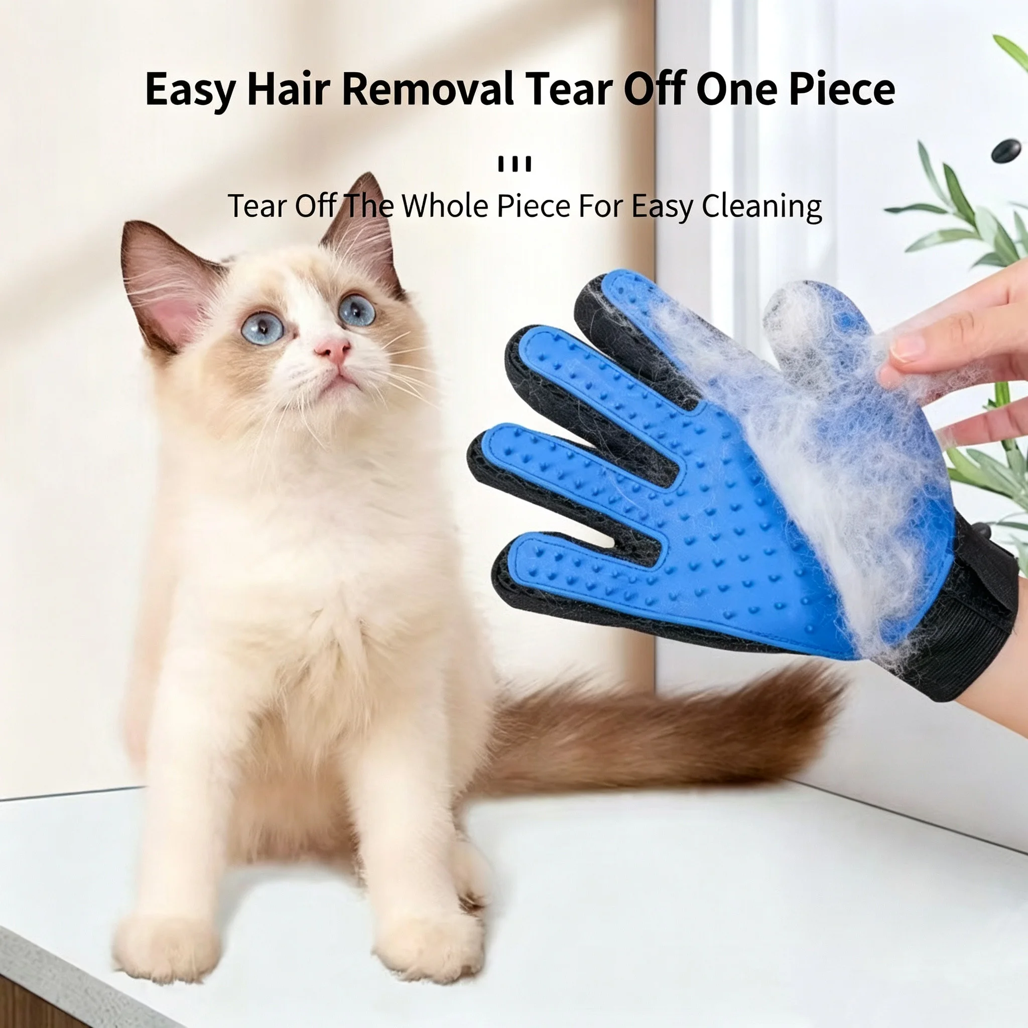Pet Cat Dog Universal Silicone - огляд і ціна Pet Grooming Glove