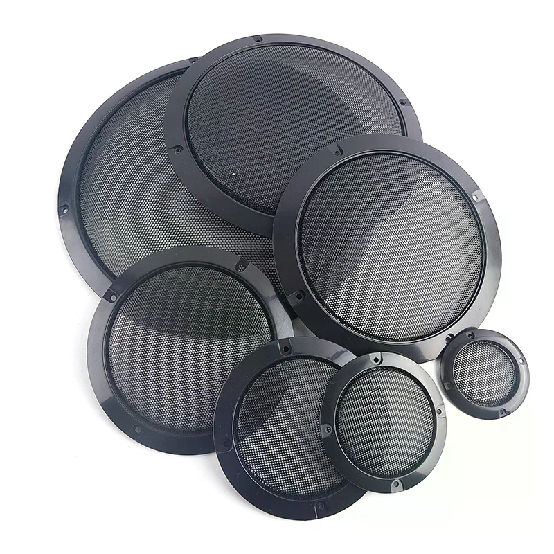 Picture 5: 2-inch To 10-inch Black Speaker Grille Ring, Car Speaker Installation Decorative Ring, Subwoofer Decorative Net, Black