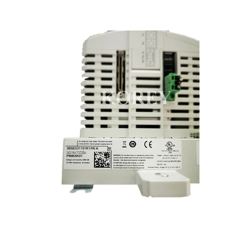 AC800M DCS System PM865K01 Control Module 3BSE031151R1  in Stock