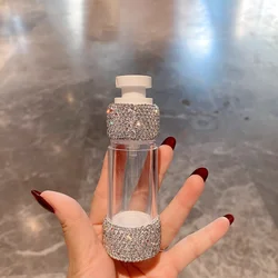 High appearance level plastic vacuum spray empty bottle Artificial diamond-set press Travel portable skin care Skin Toner Moistu