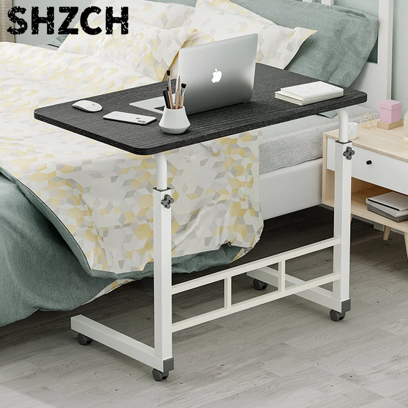 Adjustable Table Laptop Table Dinners for Eating TV Dinner Tray on Bed Sofa for Eating Reading 60x40cm，Computer Desk，Desk Table