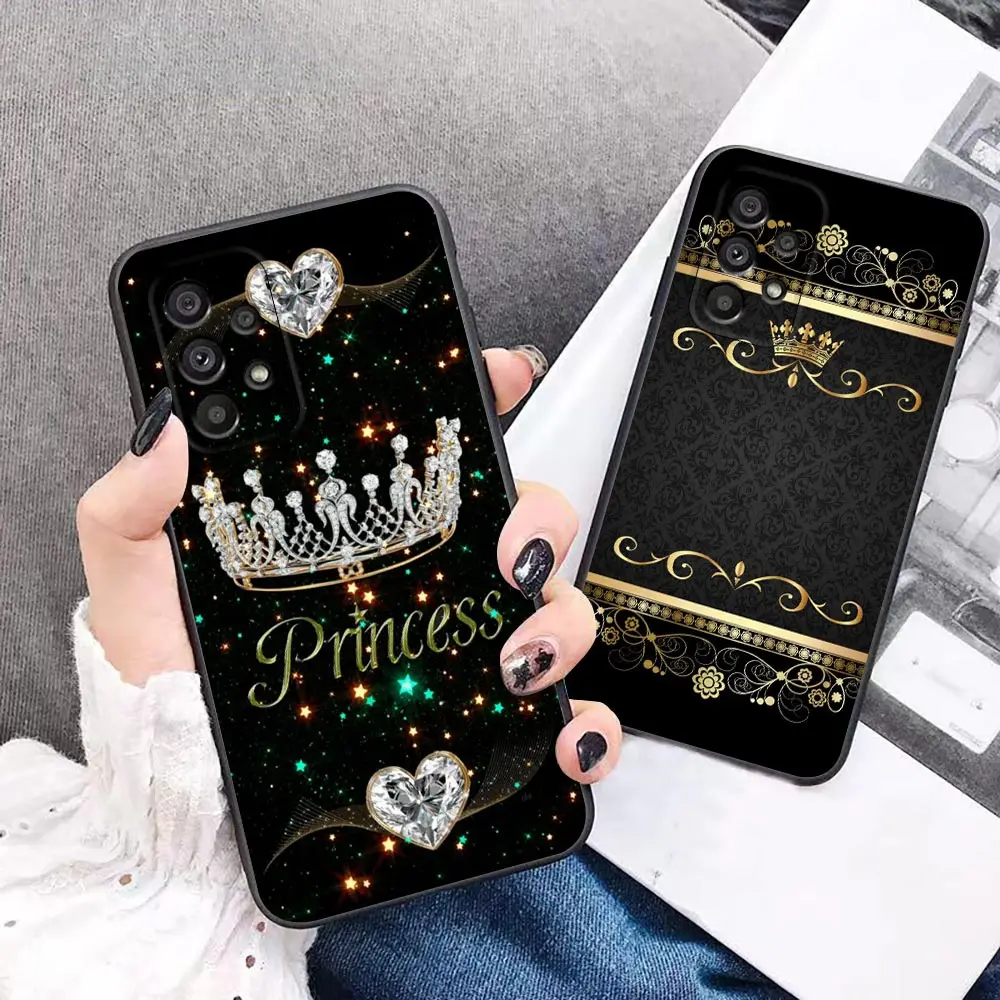 Rose Gold Cute Mom Queen Princess Crown For Samsung A52 Case For Samsung Galaxy A72 A52 A32 A12 A42 A71 A51 A31 A21s A21EU A11