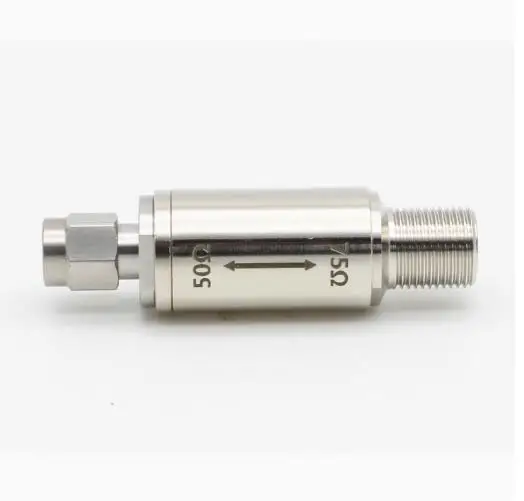 Impedance Converter Impedance Converter SAM Head to F Head 50 ohms to 75 ohms to 75 ohms to 50 ohms