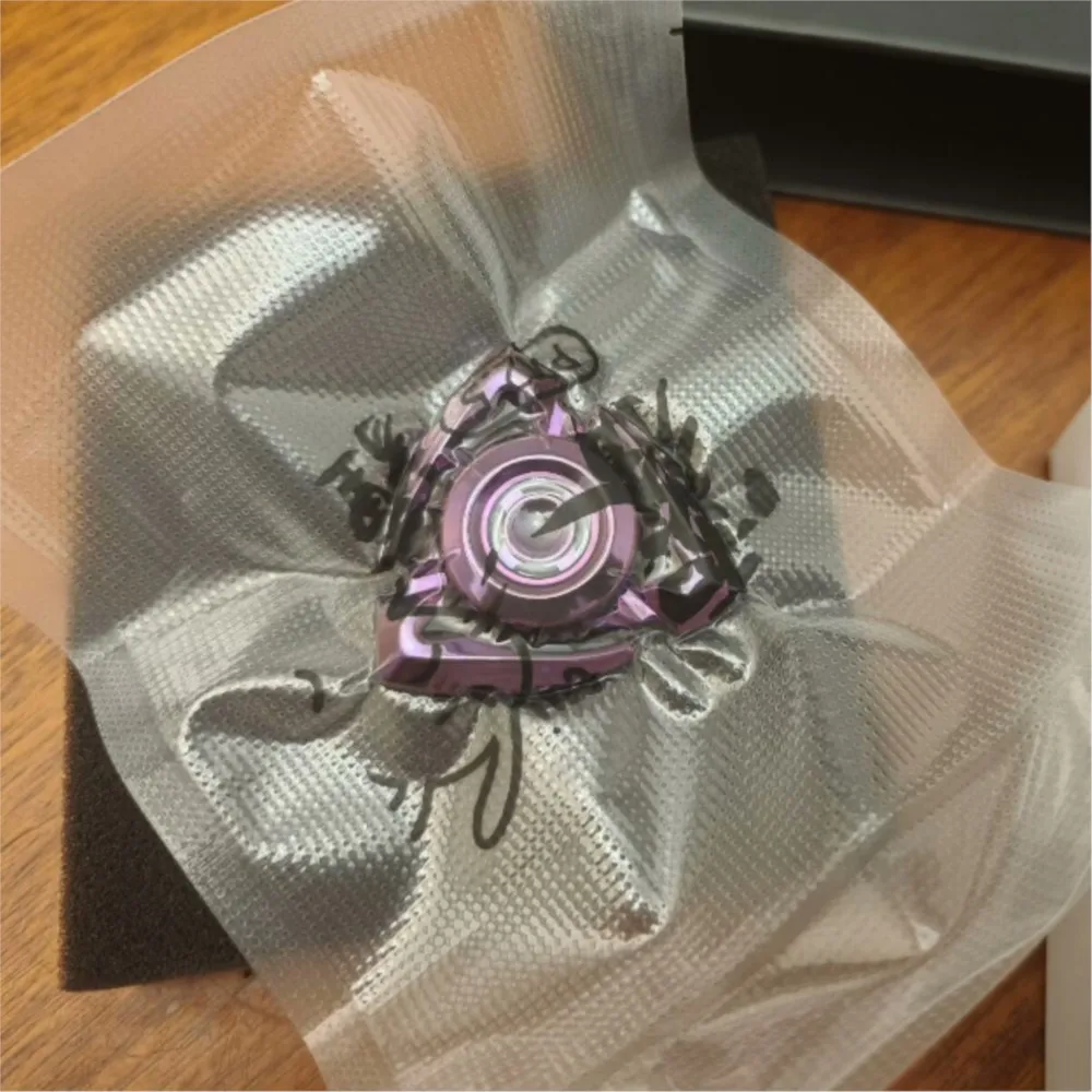 PM2.5 EDC XENO Fidget Spinner de tres hojas Zirconio púrpura Gyro Fidget juguetes para adultos aparatos para aliviar la ansiedad