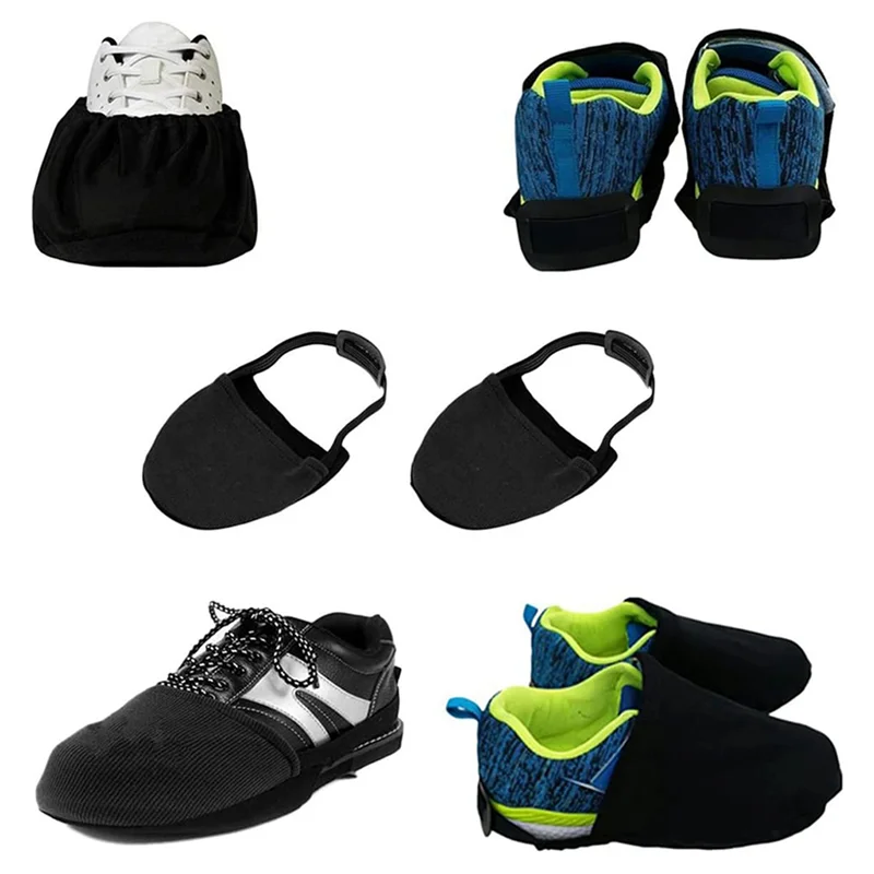 

8-компонентные бахилы для боулинга, ползунки для обуви для боулинга, сухие мужские и женские защитные бахилы, аксессуары для обуви-AA85