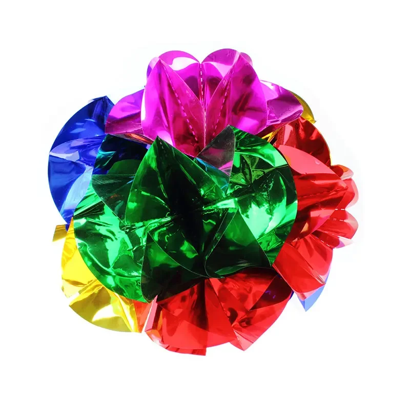 

1 PC Big Size（DIA 40CM) Appearing Ball Flower Magic Tricks Multi Color Bouquet Props Show Toys Stage Accessories