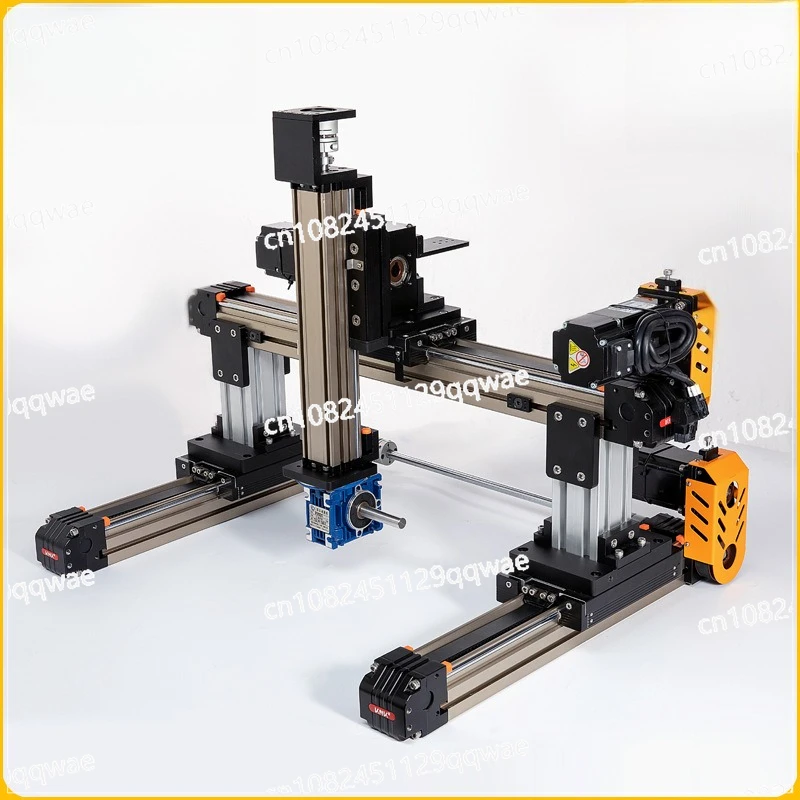 يمكن لوحدة الطاولة المنزلقة الكهربائية ثلاثية المحاور بناء طاولة منزلقة خطية من سبائك الألومنيوم العملاقة المتقاطعة #2