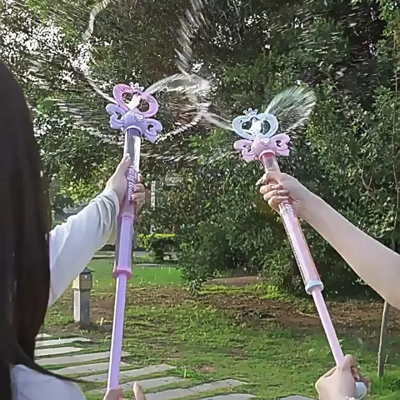 Magic Fairy Wand Water Gun Summer Water Play Toy Dual Mode Water Cannon for Kids Adults Birthday Gift for Water Battle Outdoor