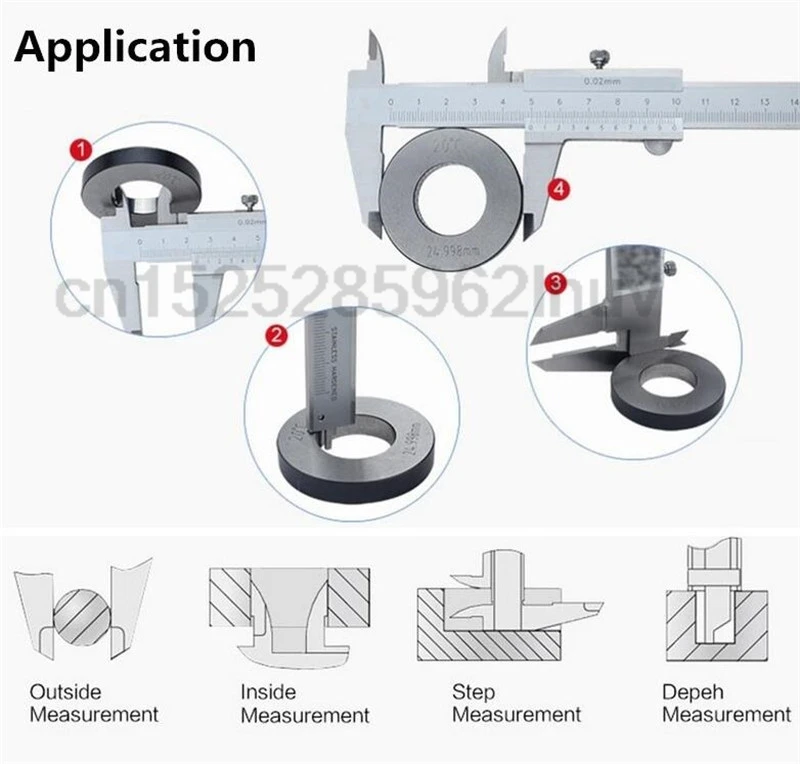 ميتوتويو CNC الورنية الفرجار 530-118 8 "0-200 مللي متر المعادن الورنية الفرجار داخل خارج عمق خطوة القياسات أداة متري