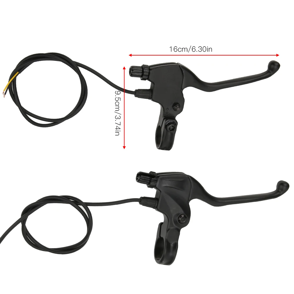 2pcs Aluminium Alloy Professional Power Failure Hand Brake Lever Accessory For Electric Scooter  Electric Scooter Brake Lever