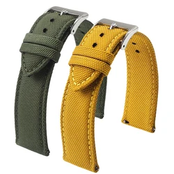 18mm 19mm 20mm 21mm 22mm 24mm Waterproof Sailcloth Watch Strap Two-Sided Nylon Watchband Quick Release Band Sport Belt For Men