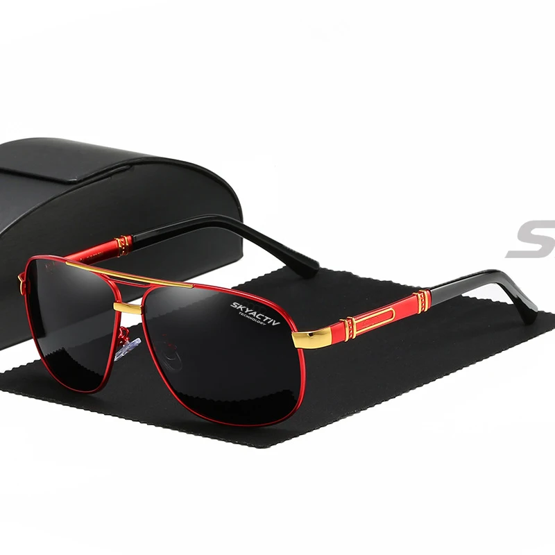 For Mazda SKYACTIV 3 5 6 Axela Atenza CX30 CX5 CX8 CX9 MX5 RX8 RX7 Car Luxury Men Polarized Sunglasses Anti Glare Driver Goggles