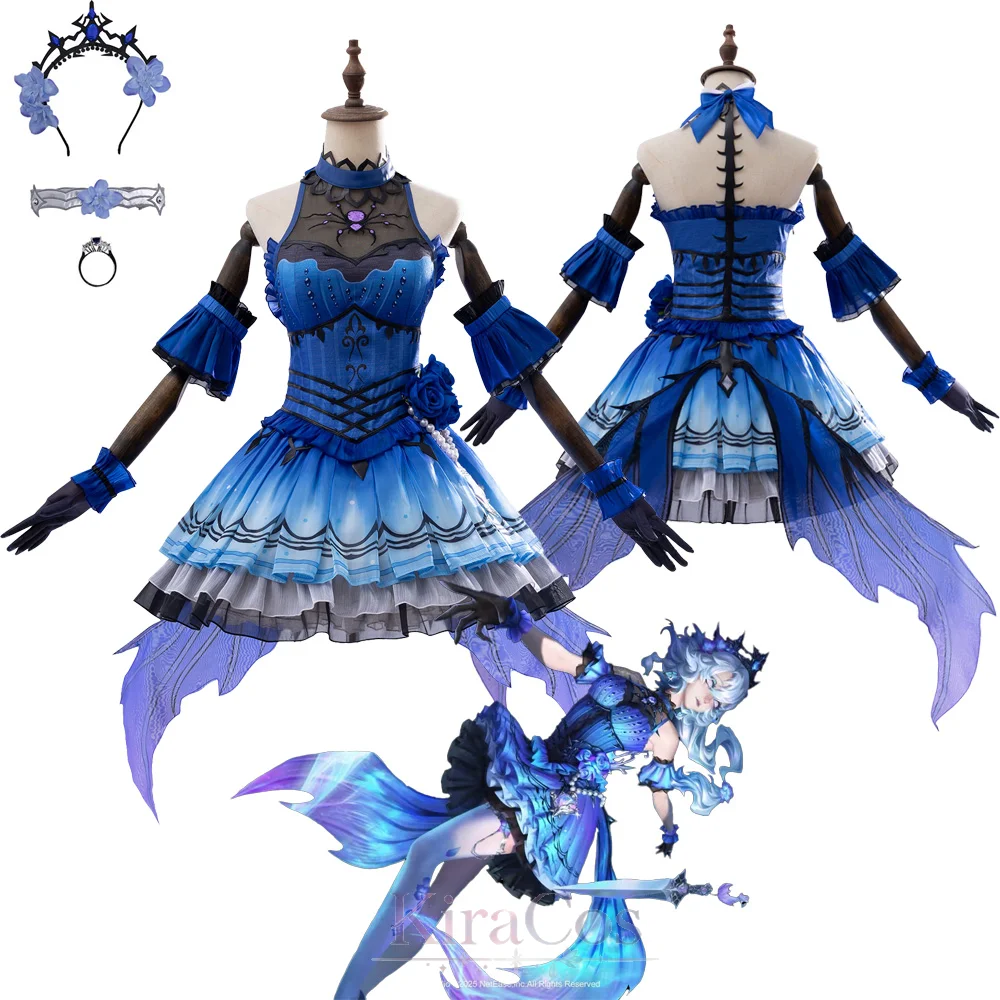Game Identity V Grace the Naiad Dream Guide Cosplay Costume Outfit Grace Dress Halloween Carnival Party Role Play Clothes