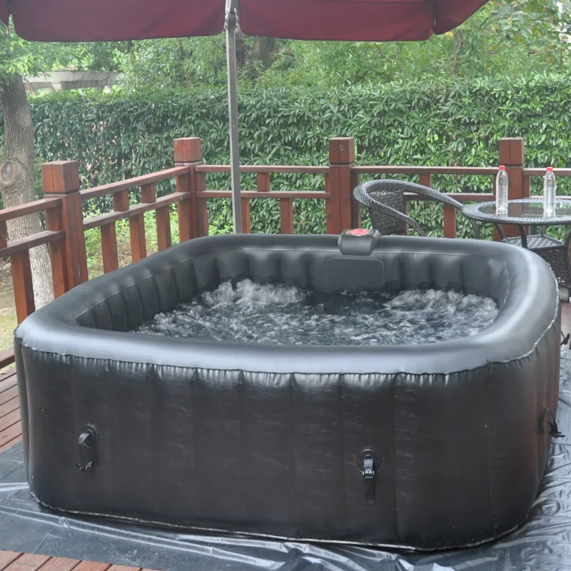 Hot Sale Portable Outdoor Spa Pvc Massage Bathtub Inflatable Hot Tub Spa With Filter Cartridge And Cove