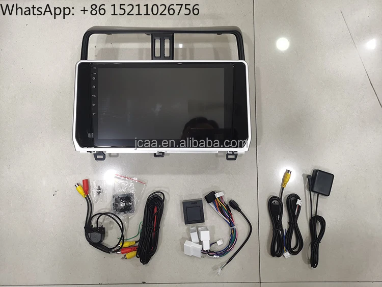 Android 10 Inch Screen Car Dvd and Dvd Player Gps Navigation 1280*720 for Toyota Land Cruiser Prado 150 2018-2023