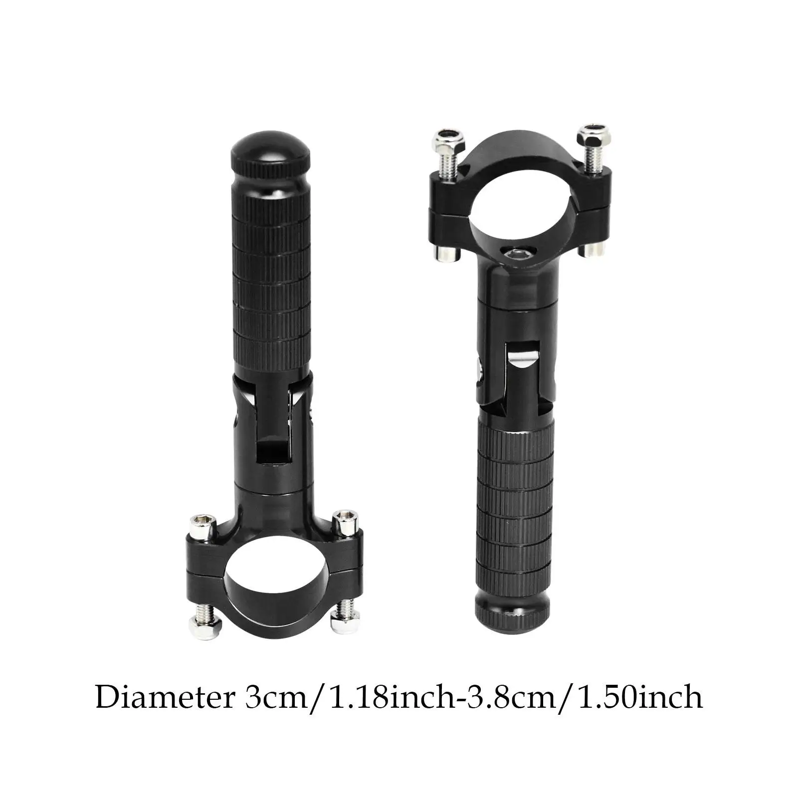 1 زوج من أوتاد القدم للدراجات النارية دواسات القدم استبدال أجزاء إصلاح سبائك الألومنيوم #6
