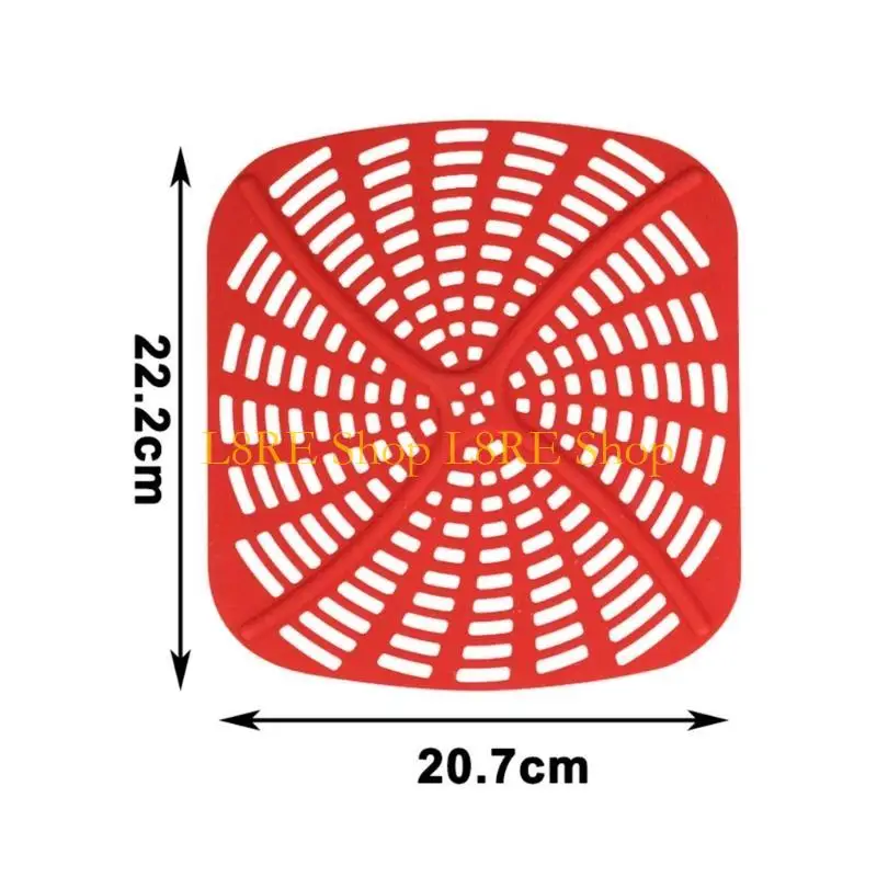 L8RE 2PCS Reutiliza Fritadeiras ar reutilizações silicone Substituição revestimentos antiaderentes Mat para AG300 AG302