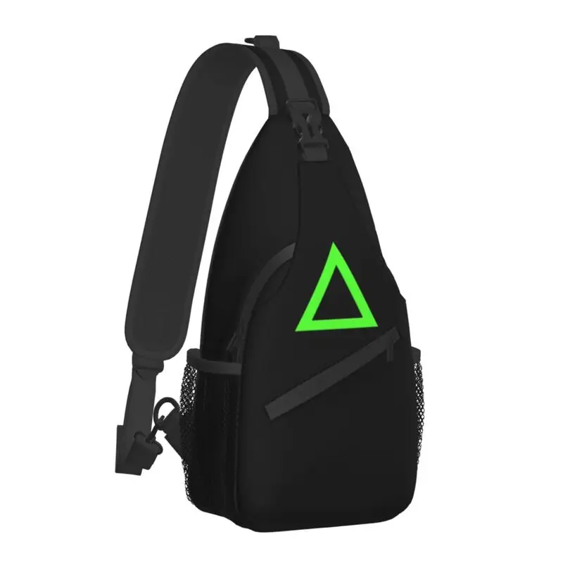 Cool Game Controller Triangle Buttons Sling Bags for Traveling Men Chest Crossbody Backpack Shoulder Daypack