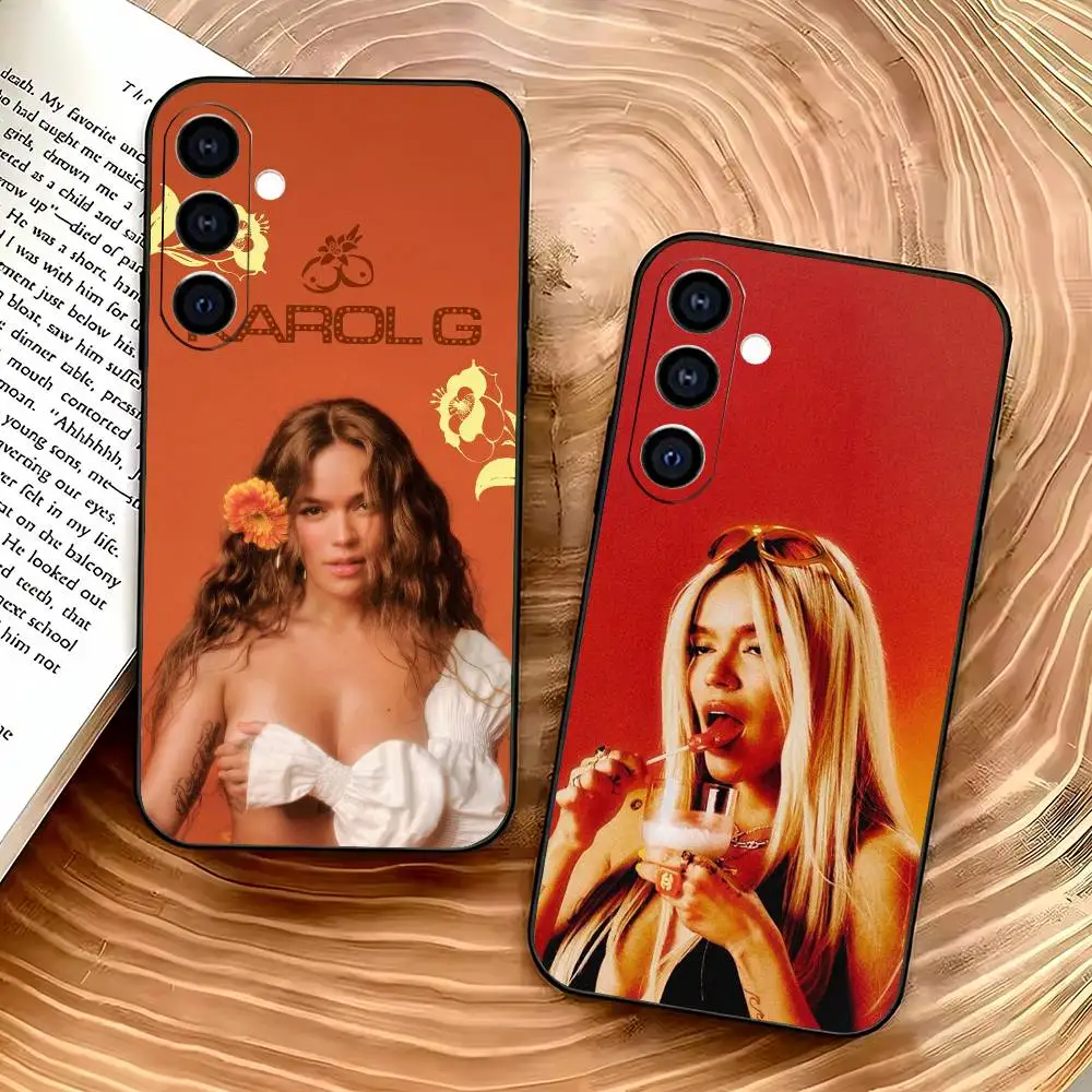 

K-Karol G Colombian Latin Singer Phone Case For Samsung Galaxy A73,A72,A71,A70,A53,A52,A51,Others Soft Black Cover