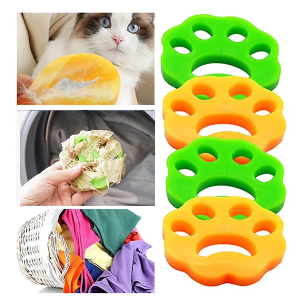 2/4PCS Pet Hair Remover Laundry Lint Catcher Washing Machine Hair Catcher Cat Dog Hair Remover For Laundry Dog Hair Catcher