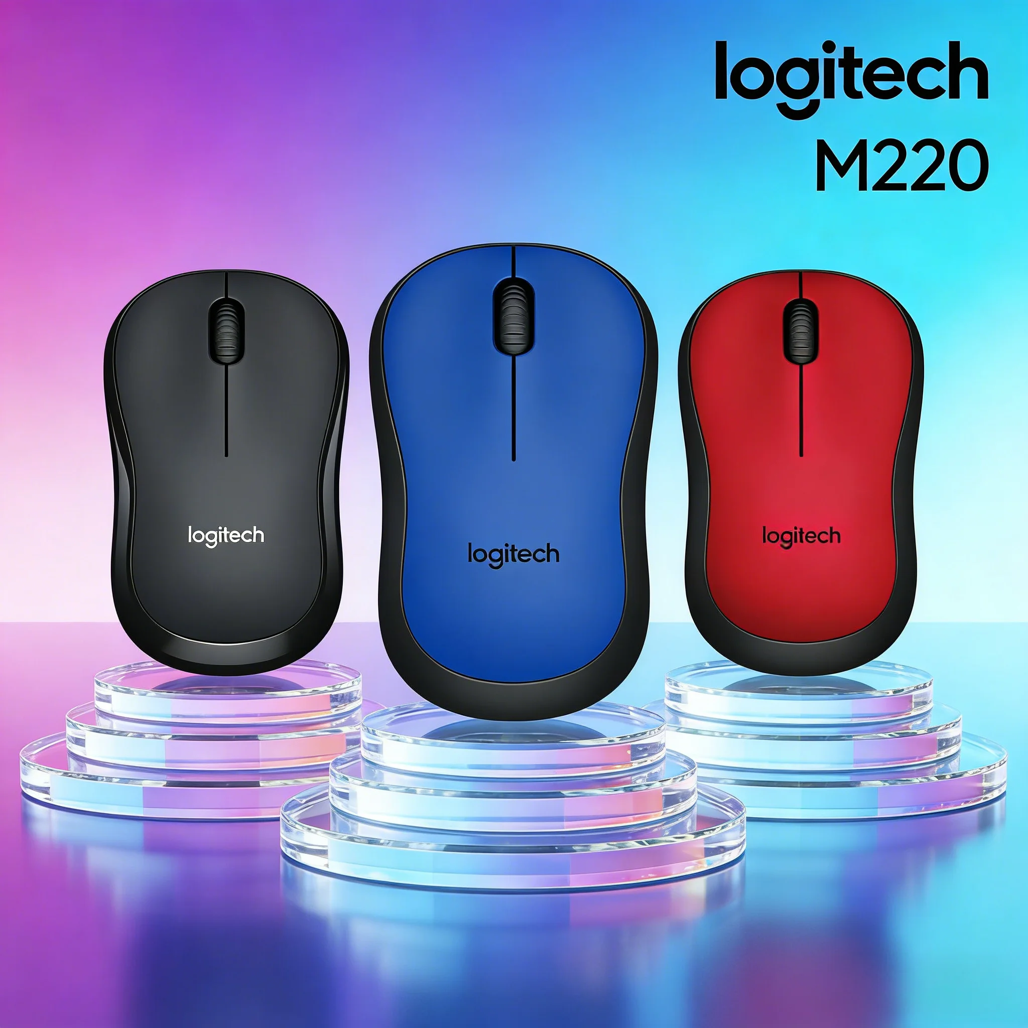 

Logitech M220 Business Wireless Mouse Office Productive Silent Mouse