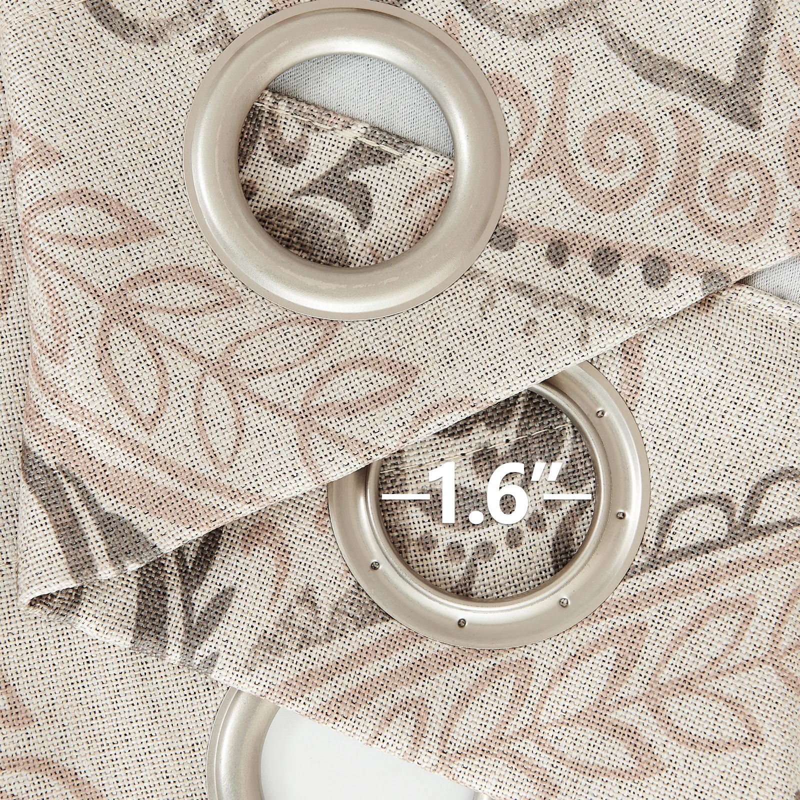 Gorden Tekstur Linen Jinchan untuk Ruang Tamu, Gorden Penggelap untuk Kamar Tidur, Perlindungan Privasi, Isolasi Termal