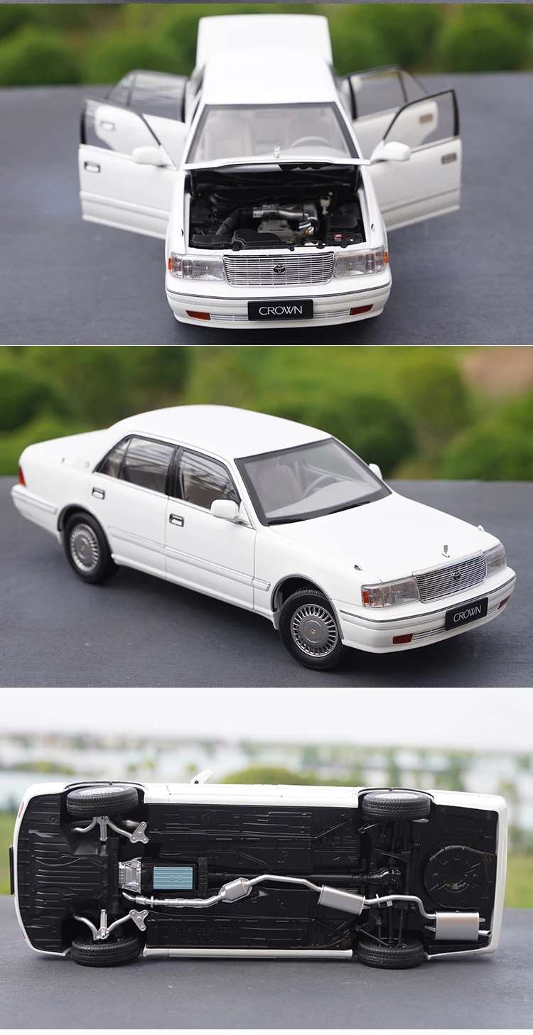 1:18 Qihui Kengfai KF トヨタ クラウン 155 車モデル合金車モデルクラシッククラシックカー