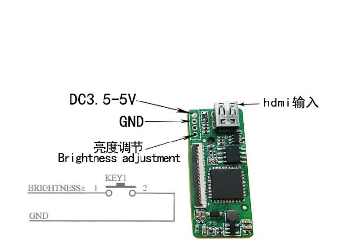 

OLED Display ECX335A Drive Board HDMI