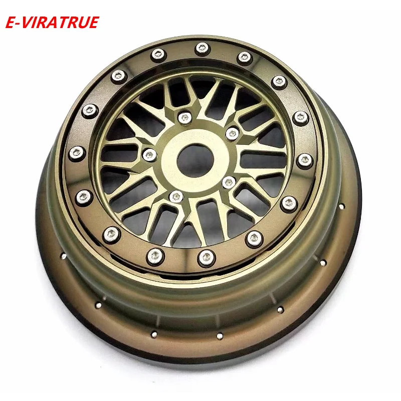 E-VIRATRUE Aluminum Bead Lock Wheel For Losi Super Baja Rey 1/6 (1pcs)