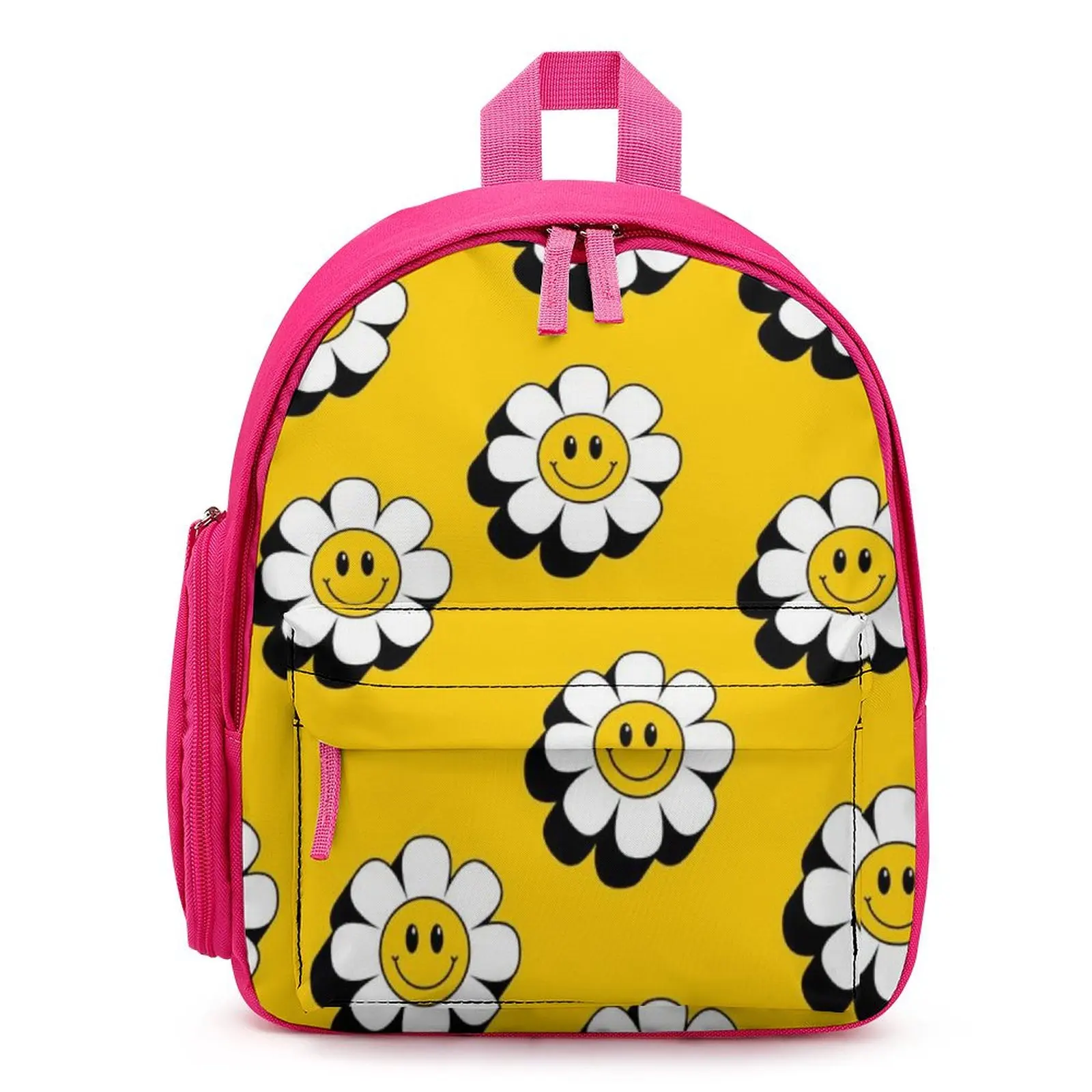 Mochila morango bonito para meninas, padrão dos desenhos animados, personalizado, pequena princesa Fairy Backpack, criança pequena