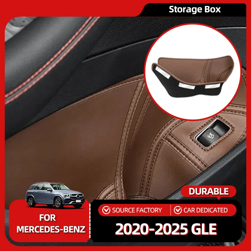 

Interior Stickers Door protection storage box pocket for Mercedes 20-2025 GLE W167 350 v167 coupe gls x167 450 500e 350d 53 amg