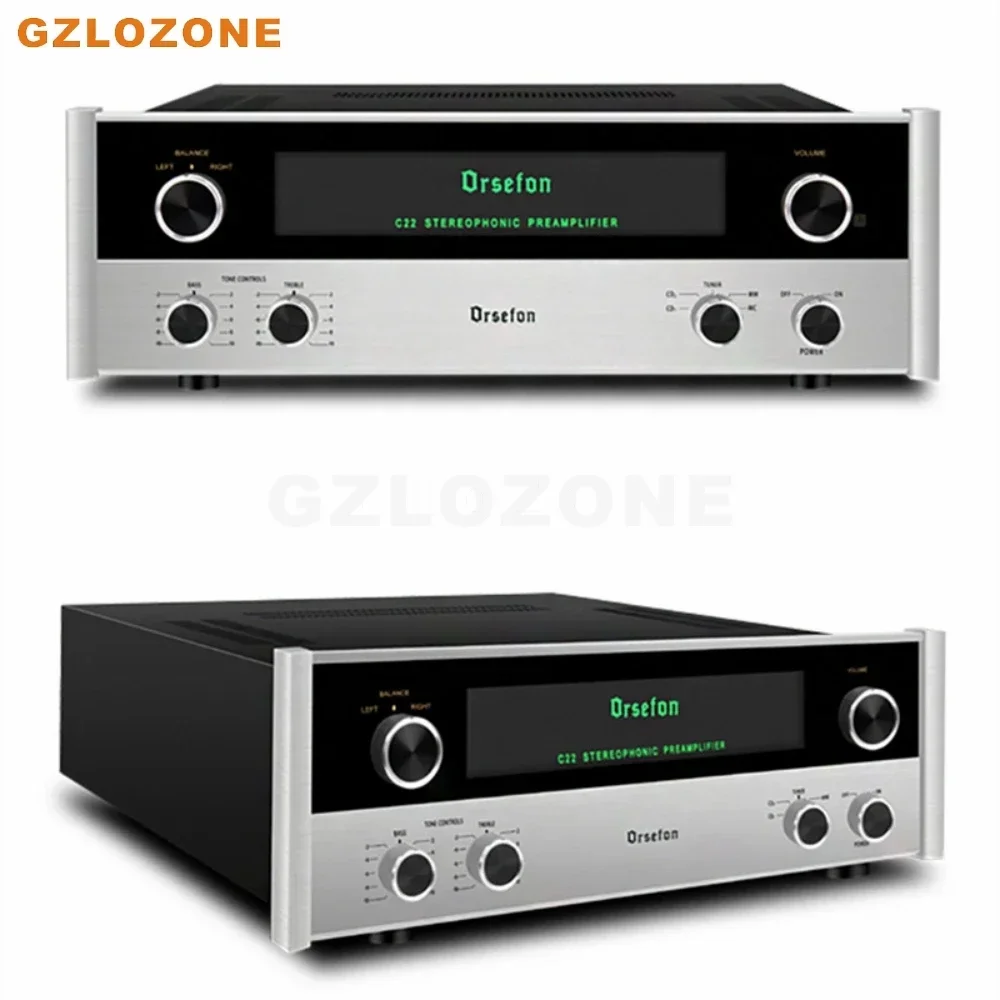 

Clone Mcintosh C22 12AX7/12AT7 Tube Preamp XLR/RCA/Phono MM MC Phono Tube Preamplifier