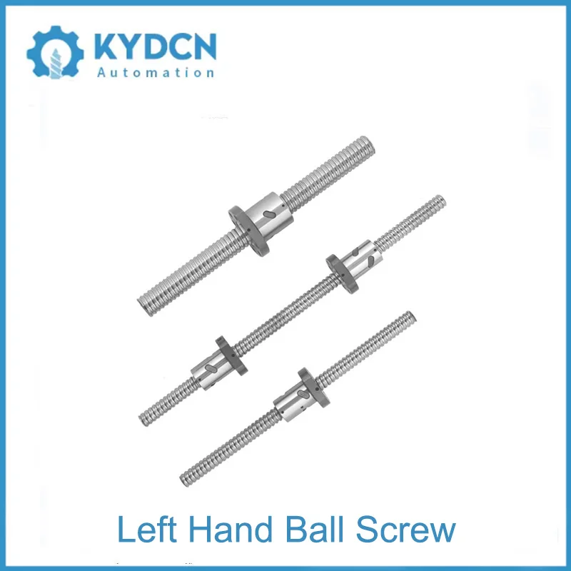 Left Hand Thread Ball Screw SFU1204 1604 1605 1610 2005 C7 Precision CNC Machine Linear Actuator Rolled Screw Kit