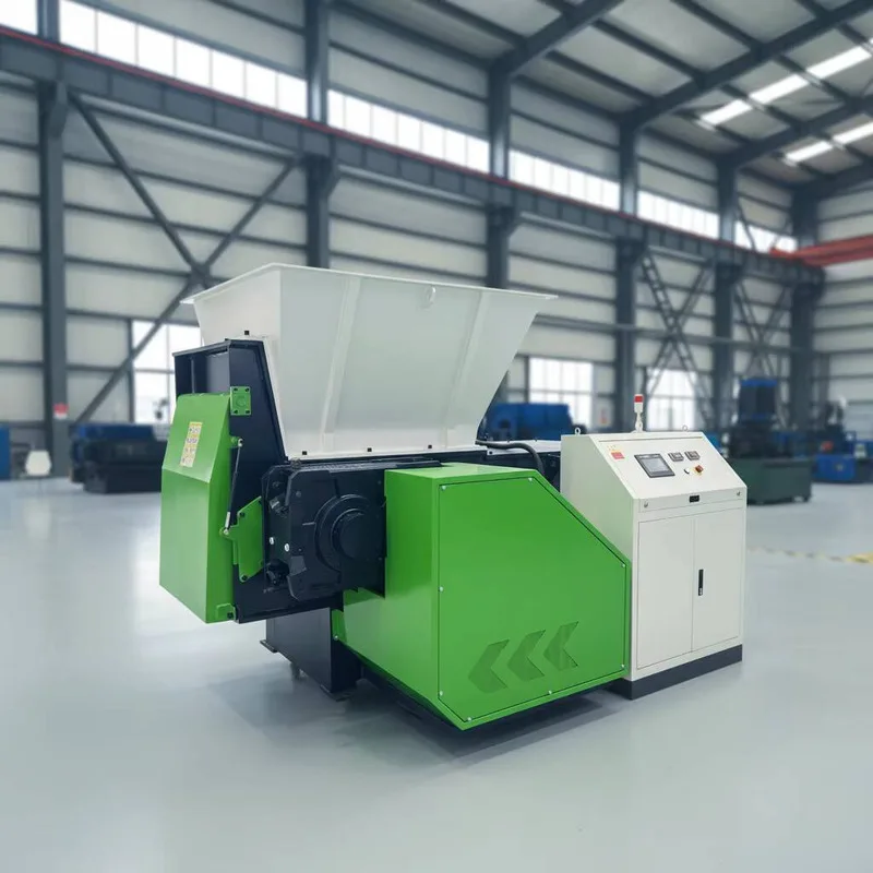 

Single-axis Shredder For Plastic Blocks And Hard Plastics Iron Drum Tray, Rubber Tire, Woven Bag Shredding Equipment